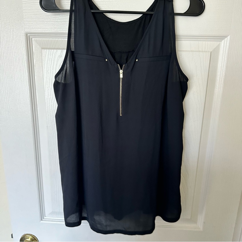 Express black tank top M